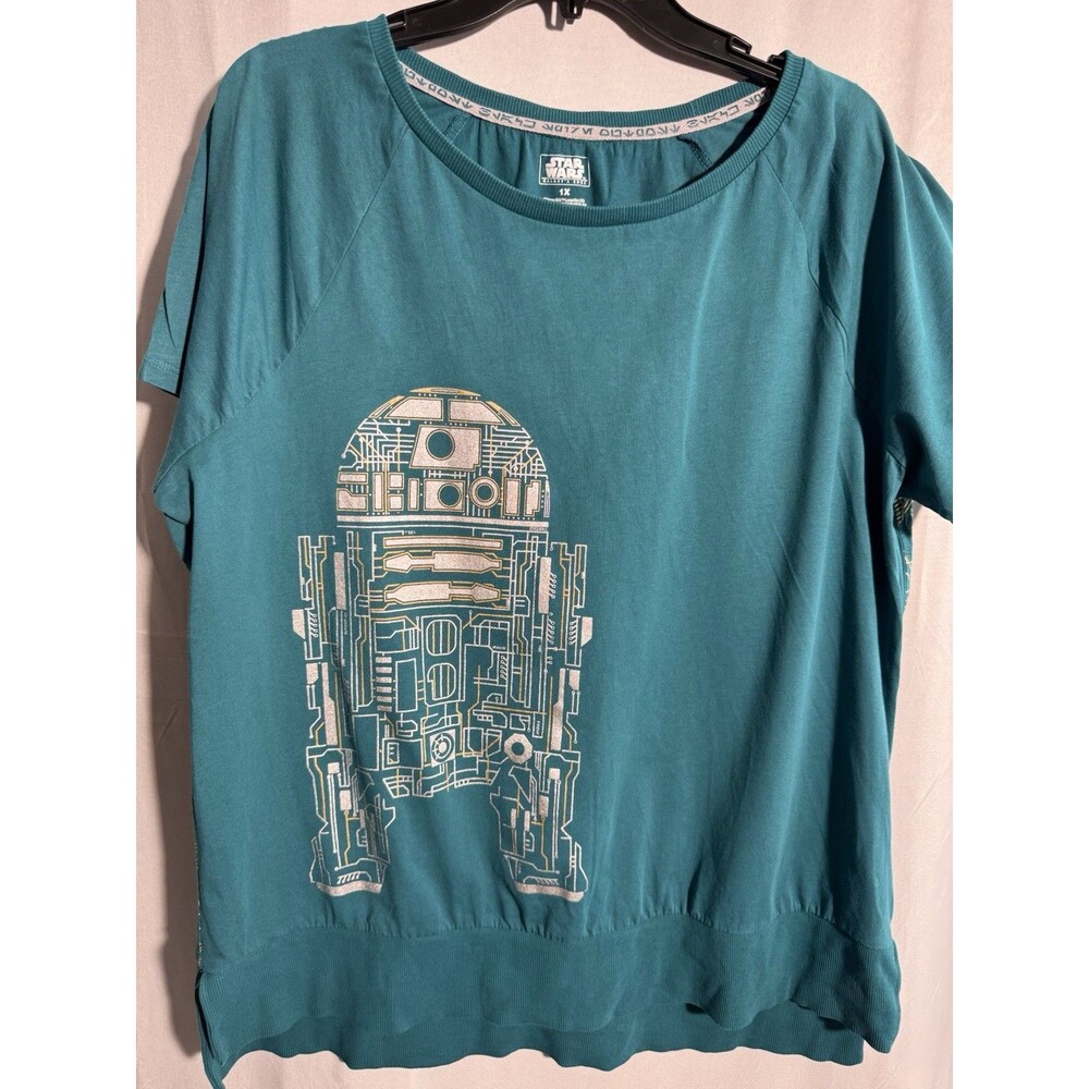 Star Wars R2D2 Graphic Tee Galaxy’s Edge Disney Parks Women’s 1X